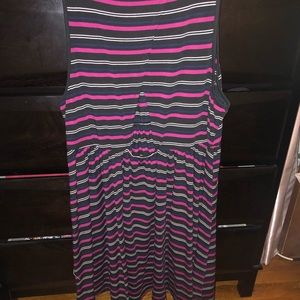 TORRID purple stripes summer dress